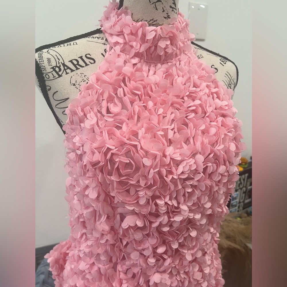 NWT Akira Treat Me Well / Pink Textured Mini Dress / Size L / Polyester